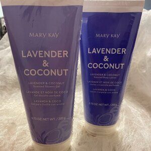 Mary Kay Lavender And Coconut Shower Gel And Lotion